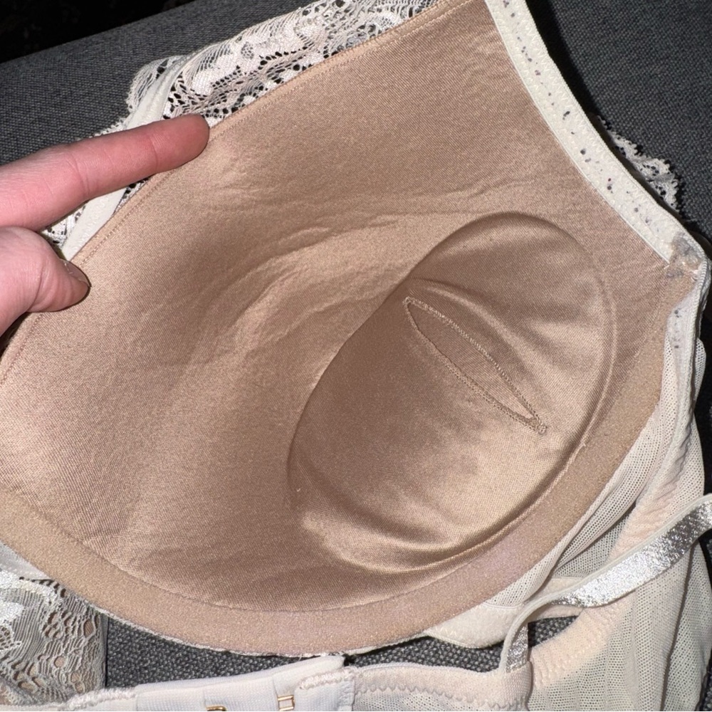 Thirdlove All Day Lace Uplift Plunge Lace Contour 24/7 Bra 36E - Picture 11 of 11